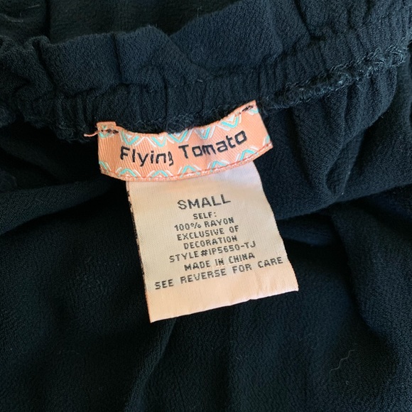 SOLD Flying Tomato | Pompom Tassel Romper - Picture 4 of 4